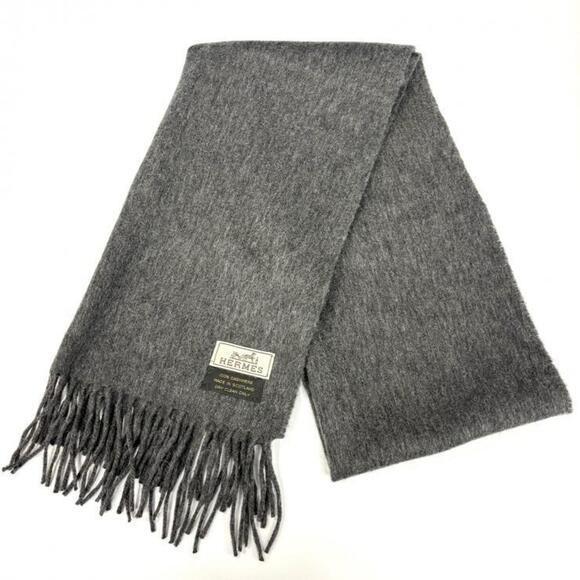 HERMES Gray Scarf - Picture 1 of 6